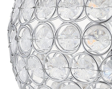 Gemma 8.25" Acrylic/Metal LED Table Lamp - JONATHAN Y